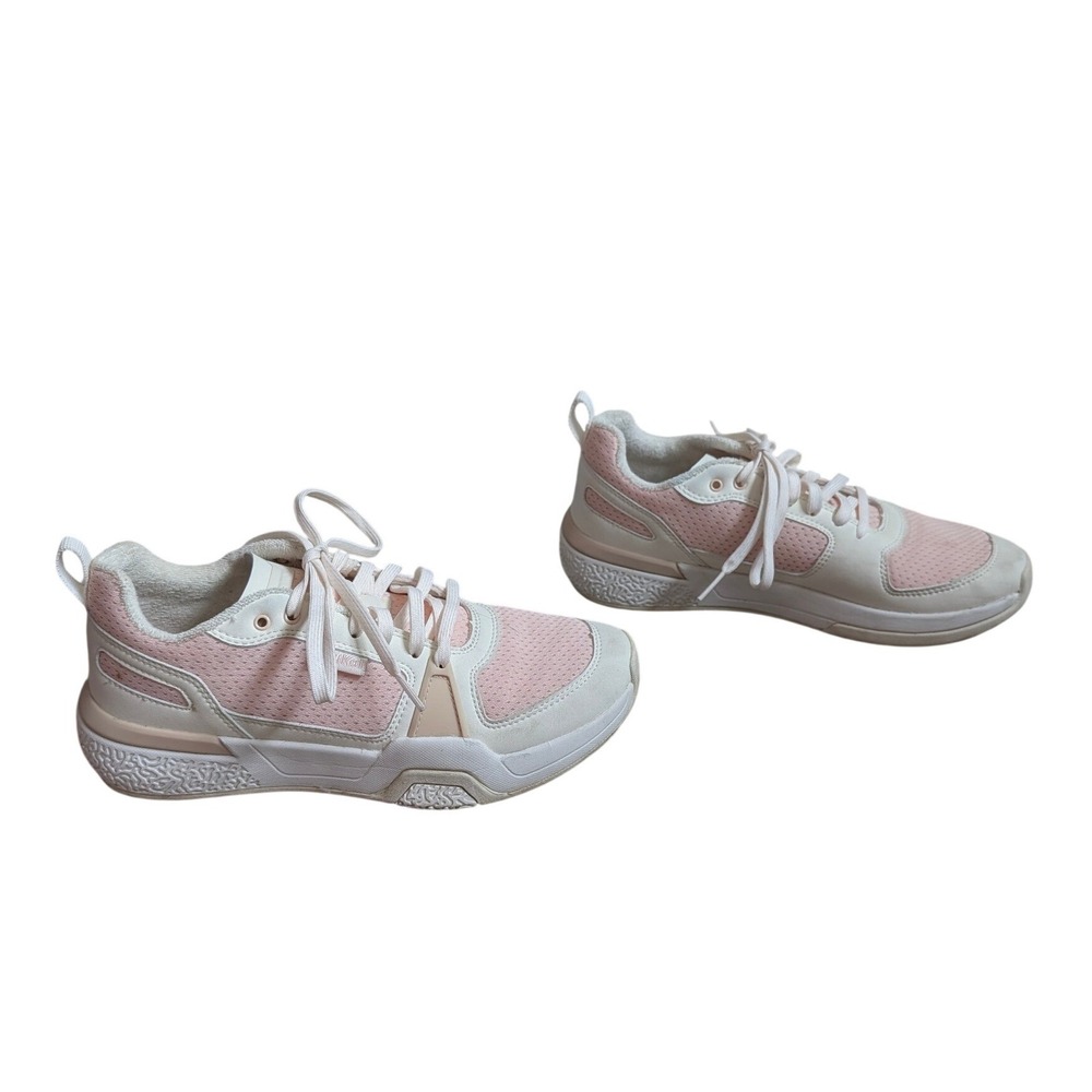 Olukai Anau Womens Sneakers Petal Pink White Mesh Low Top Trainers 7.5 - Picture 4 of 8